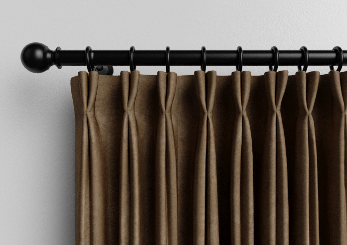Faux Suede, Dark Chocolate - Made to Measure Curtains - Image 10